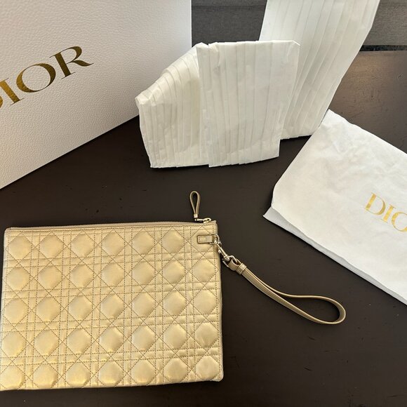 Large Dior Caro Daily Pouch - Picture 2 of 4